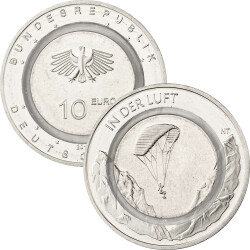 10 Euro Gedenkmünze Deutschland 2019 bfr. - In der Luft - A Berlin