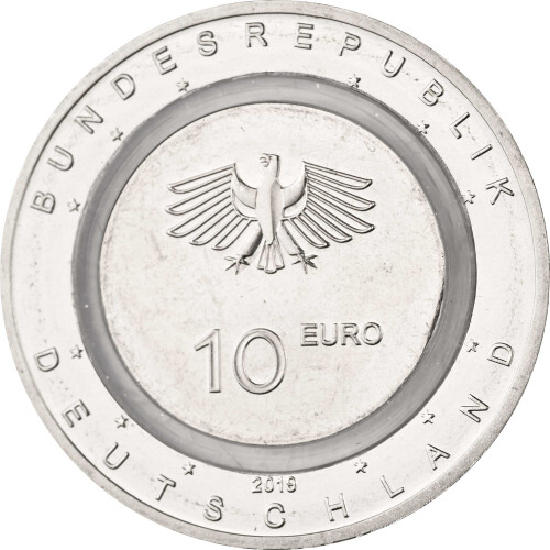 5 x 10 Euro Gedenkmünze Deuschland 2019 bfr. - In der...