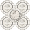 5 x 10 Euro Gedenkmünze Deutschland 2019 bfr. - In der Luft - A D F G J