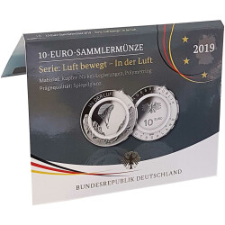 10 Euro Gedenkmünze Deutschland 2019 PP - In der Luft - G Karlsruhe