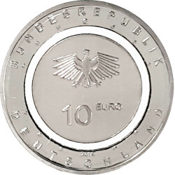 10 Euro Gedenkmünze Deutschland 2019 PP - In der Luft - J Hamburg