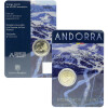 2 Euro Gedenkmünze Andorra 2019 st - Ski-WM - im Blister