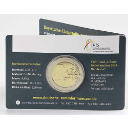 2 Euro Gedenkmünze Deutschland 2019 - Bundesrat (D) - in CoinCard