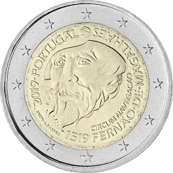 2 Euro Gedenkmünze Portugal 2019 bfr. - Weltumseglung