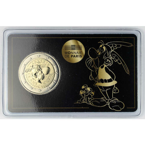 2 Euro Gedenkmünze Frankreich 2019 BU - Asterix (Motiv: Asterix & Idefix)