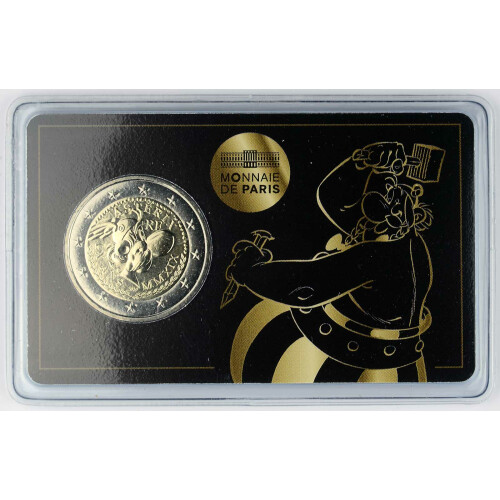 2 Euro Gedenkmünze Frankreich 2019 BU - Asterix (Motiv: Obelix)