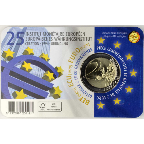 2 Euro Gedenkmünze Belgien 2019 st - Europäisches...