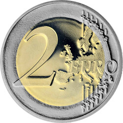 2 Euro Gedenkmünze Belgien 2019 PP - Europäisches Währungsinstitut - im Etui