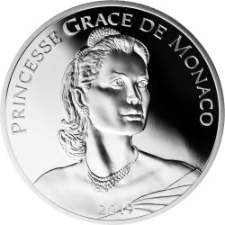 10 Euro Gedenkmünze Monaco 2019 Silber PP - Grace Kelly