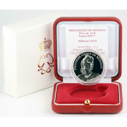 10 Euro Gedenkmünze Monaco 2019 Silber PP - Grace Kelly