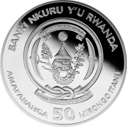 50 Francs Ruanda 2019 - 1 Unze Silber PP - Nautical Ounce: Victoria