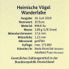 20 Euro Goldmünze "Wanderfalke" - Deutschland 2019 - Serie: "Heimische Vögel" - G Karlsruhe