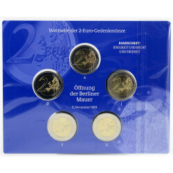 2 Euro Gedenkmünze Deutschland 2019 st - Mauerfall -...