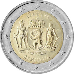 2 Euro Gedenkmünze Litauen 2019 bfr. - Zemaitija /...