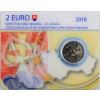 2 Euro Gedenkmünze Slowakei 2018 st - 25 Jahre Slowakische Republik - in CoinCard