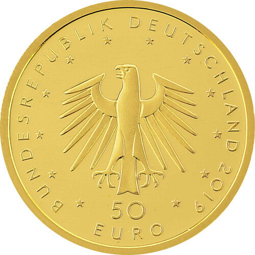 50 Euro Goldmünze Deutschland 2019 - Hammerflügel -...