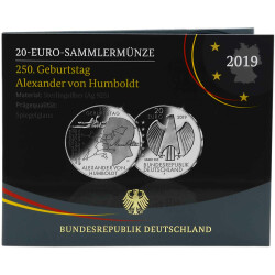 20 Euro Deutschland 2019 Silber PP - Alexander von Humboldt