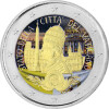 2 Euro Vatikan 2019 - 90 Jahre Vatikanstadt - coloriert / mit Farbe