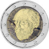 2 Euro Gedenkmünze Griechenland 2019 bfr. - Andreas Kalvos - coloriert