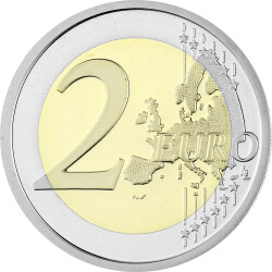 2 Euro Gedenkmünze Vatikan 2019 PP - Sixtinische Kapelle - im Etui