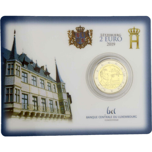2 Euro Gedenkmünze Luxemburg 2019 st - 100 Jahre allgemeines Wahlrecht - in CoinCard
