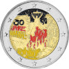 2 Euro Gedenkmünze Deutschland 2019 bfr. - Mauerfall (F) - coloriert