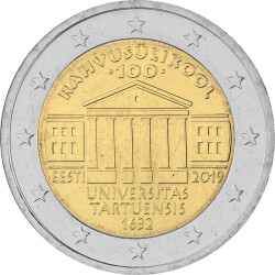 2 Euro Gedenkmünze Estland 2019 bfr. -...