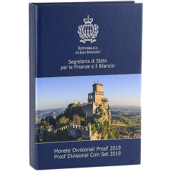 Offizieller KMS San Marino 2019 Polierte Platte (PP) inkl. 2 x 2 Euro PP!