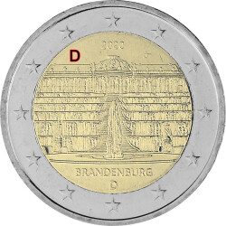2 Euro Gedenkmünze Deutschland 2020 bfr. - Schloss...