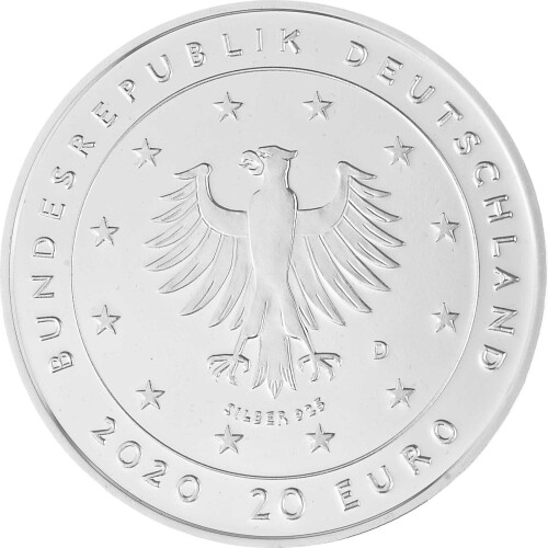 20 Euro Deutschland 2020 Silber bfr. - Der Wolf und die...