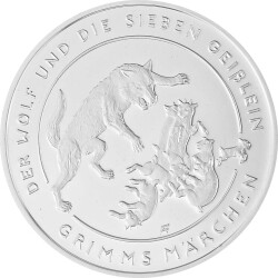 20 Euro Deutschland 2020 Silber bfr. - Der Wolf und die...