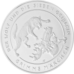 20 Euro Deutschland 2020 Silber bfr. - Der Wolf und die...