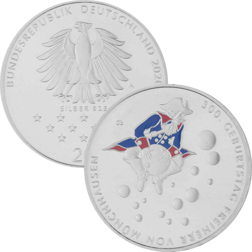 20 Euro Deutschland 2020 Silber bfr. - Freiherr von Münchhausen