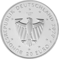 20 Euro Deutschland 2020 Silber bfr. - 900 Jahre Freiburg