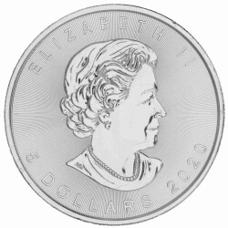 1 Unze Silber Maple Leaf 2020