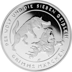 20 Euro Deutschland 2020 Silber PP - Der Wolf und die sieben Geißlein