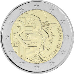 2 Euro Gedenkm&uuml;nze Frankreich 2020 bfr. -...