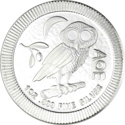 1 Unze Silber Eule von Athen 2020