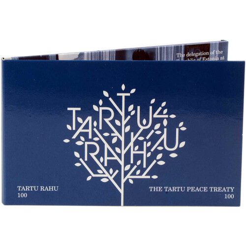 2 Euro Gedenkmünze Estland 2020 st - Friedensvertrag von Tartu - in CoinCard