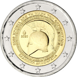 2 Euro Gedenkm&uuml;nze Griechenland 2020 bfr. -...