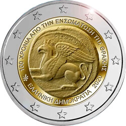 2 Euro Gedenkmünze Griechenland 2020 bfr. -...
