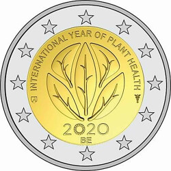 2 Euro Gedenkmünze Belgien 2020 st -...