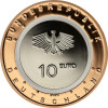 5 x 10 Euro Gedenkmünze Deutschland 2020 PP - An Land - A D F G J