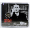 2 Euro Gedenkmünze Frankreich 2020 st - Charles de Gaulle - im Blister