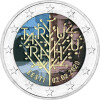 2 Euro Gedenkmünze Estland 2020 bfr. - Friedensvertrag von Tartu - coloriert