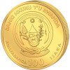 100 Francs Ruanda 2020 - 1 Unze Gold BU - Nautical Ounce: Mayflower