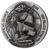 1000 Francs Ruanda 2020 - 3 Unzen High Relief Silber BU - Nautical Ounce: Mayflower