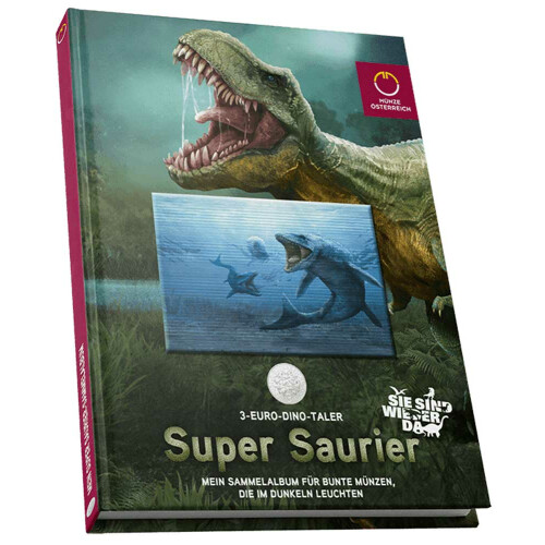 Sammelalbum für 3 € Serie "Super Saurier"