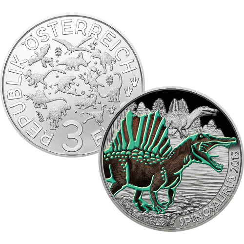 3 € Österreich 2019 Super Saurier Spinosaurus (1.)