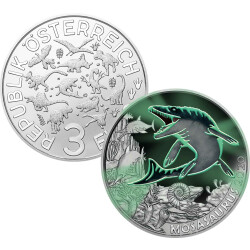 3 € Österreich 2020 Super Saurier Mosasaurus...